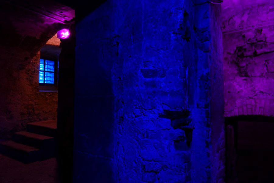 Arsenije Jovanović - Prophecy of the Village Kremna - Il Suono in Mostra 2019 - Old Prisons in the Castle of Udine, Italy - Light Design Alessandra Zucchi - Photo Lara Carrer